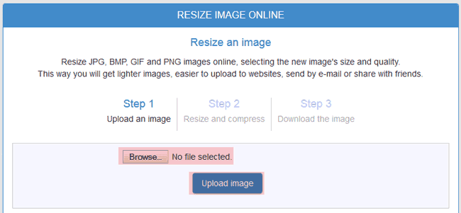 کاهش حجم عکس با reduceimages.com